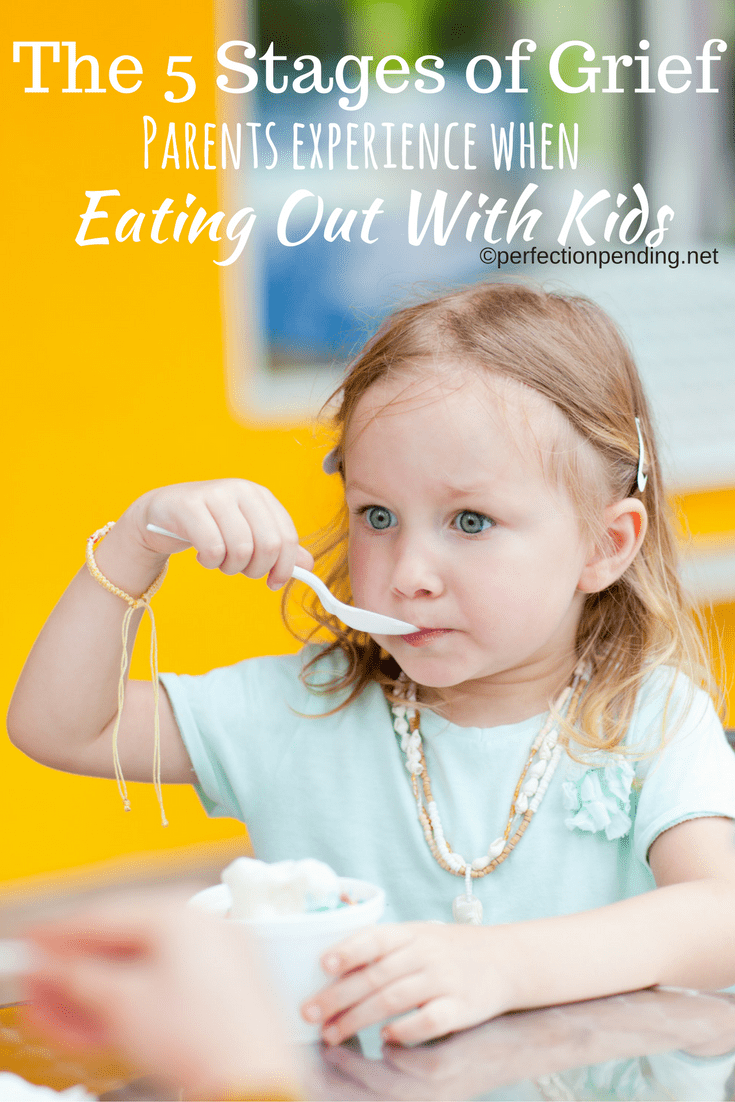 The 5 Stages of Grief Parents Experience When Eating Out With Kids