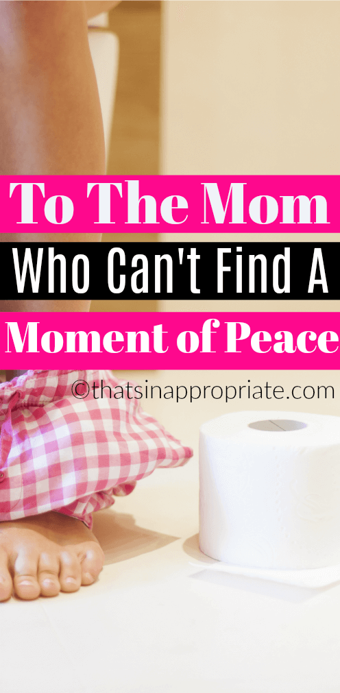 Self care is vital when you're a mom. It's hard to find the time to get anything done, yet alone have a moment of peace. This funny parenting post will have you laughing and feeling inspired. #selfcare #momlife #humor #funny #parenting #parenthood #momlife