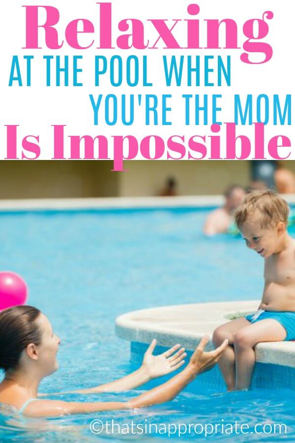 When you're the mom, summer can be so exhausting. Especially a trip to the pool. This mom shares what it's REALLY like taking her kids to the pool in the summer. #parenting #parenthood #motherhood #momlife #pool #swimmingwithkids #summer"