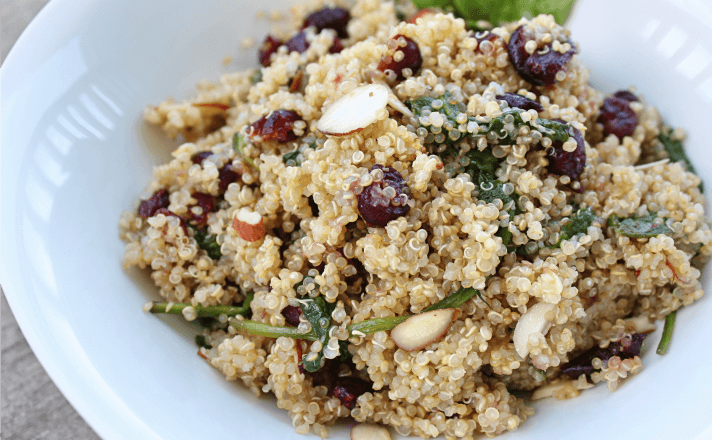 Cranberry Quinoa Bowl with Lemon Vinaigrette