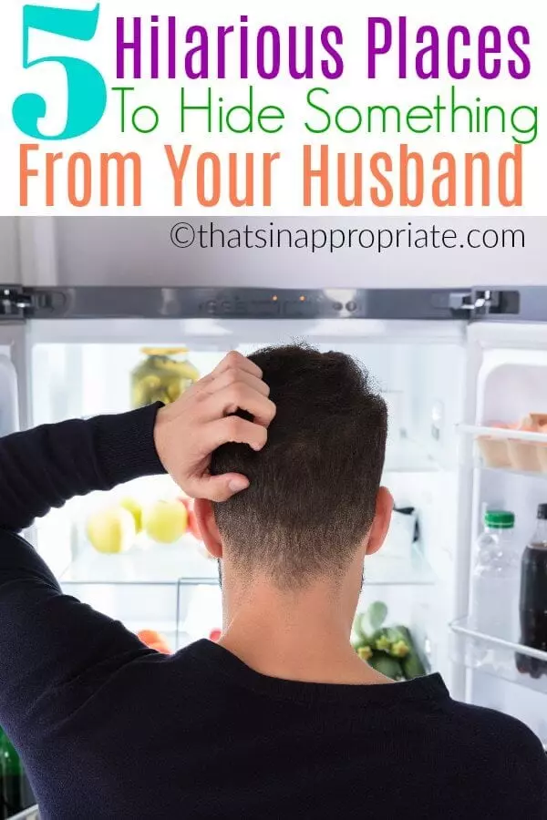 This funny post about marriage and hiding something from your spouse will remind you why married life takes so much patience. This hilarious guide to hiding things from your husband will have you laughing for sure. #parenting #momlife #Husband #husbandsandwives #marriage #marriedlife