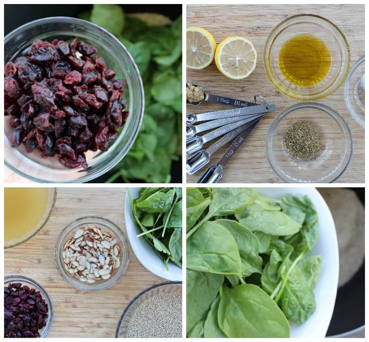 Cranberry Quinoa Salad with Lemon Vinaigrette