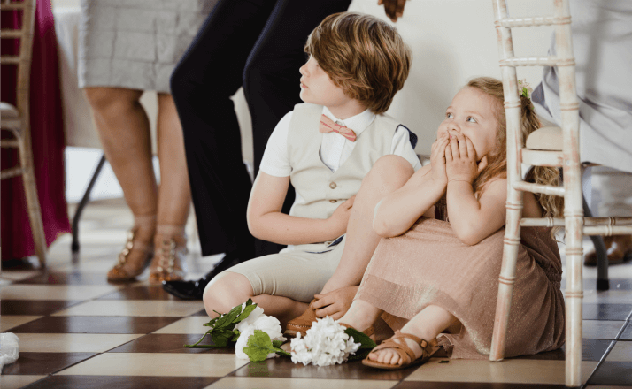 You should never try to insist on bringing kids to a non-kid wedding. Here's the argument for why some brides choose to have a kid free wedding. #parenthood #momlife #parenting #kids #wedding #weddings #weddingideas #nokidwedding