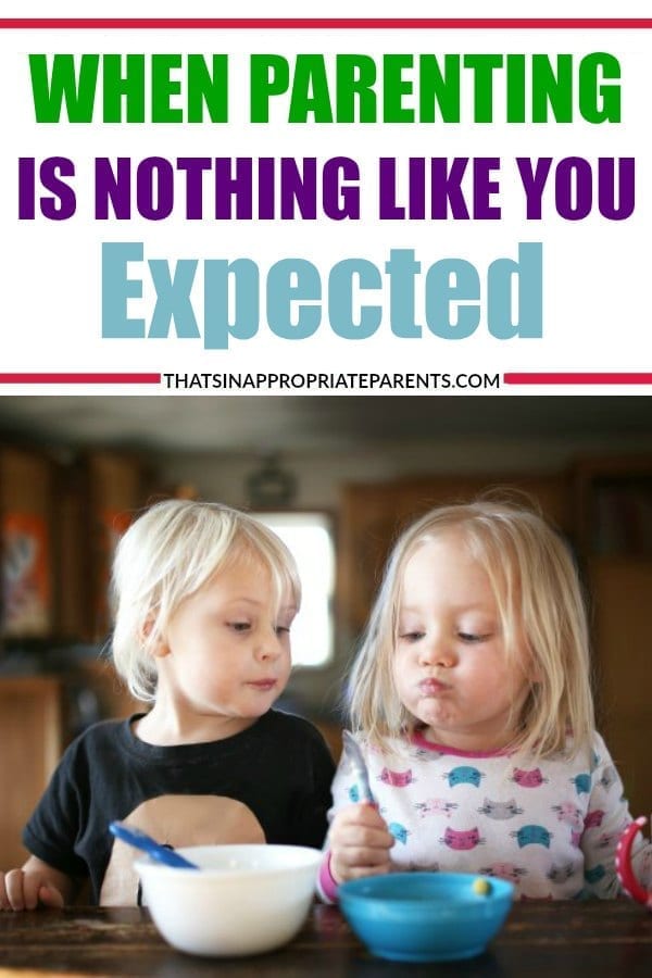 Parenting is full of surprises and sometimes leaves us wondering what we signed up for. This honest and raw post about motherhood proves that it's never really like we expected. #parenting #motherhood #momlife #motherhooduncensored #humor