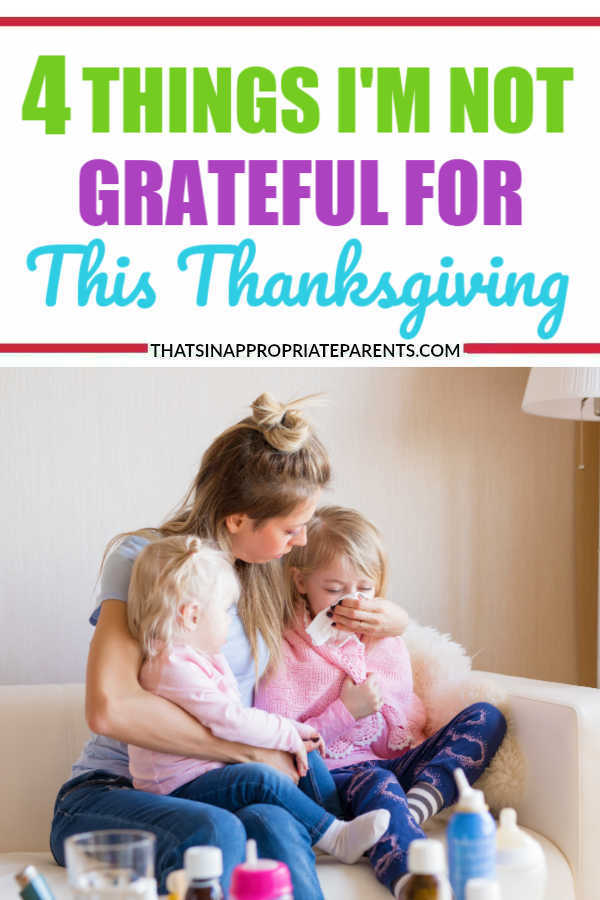 This funny and REAL blog post about how NOT to be grateful is exactly what you're going to want to read for a laugh this November. #gratitudechallenge #parenting #momlife #thanksgiving