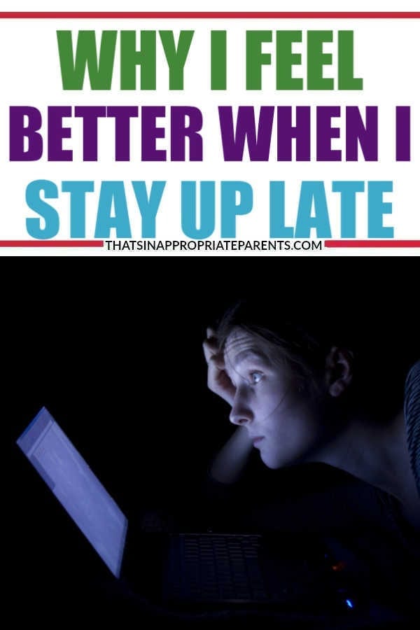 Some new research has shown that getting less sleep can help with depression. But, is that the case for everyone? Here's why one mom says she feels better when she stays up late. #momlife #nightowl #sleep #sleephabits #depression