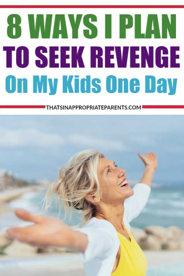 I’m always warning my kids all the ways I’m going to pay them back when I’m old and it’s their turn to take care of me. It’s going to be sweet, sweet, sweet revenge. Sometimes when it’s a really rough day and I’m at my wit's end I start dreaming up new ways to torment my children in the future. #momlife #filterfreeparents #motherhood #thisisreallife #karma #revenge