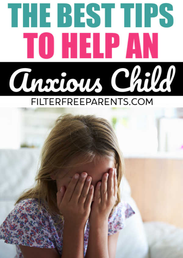 My youngest has less intrusive thoughts and perpetual anxiety, and more full-blown, sudden panic attacks. It's hard having a child that suffers from anxiety. Here are the best tips to help an anxious child. #anxiety #anxiouskids #anxietyinkids #kidswithanxiety #mentalhealth #momlife #filterfreeparents