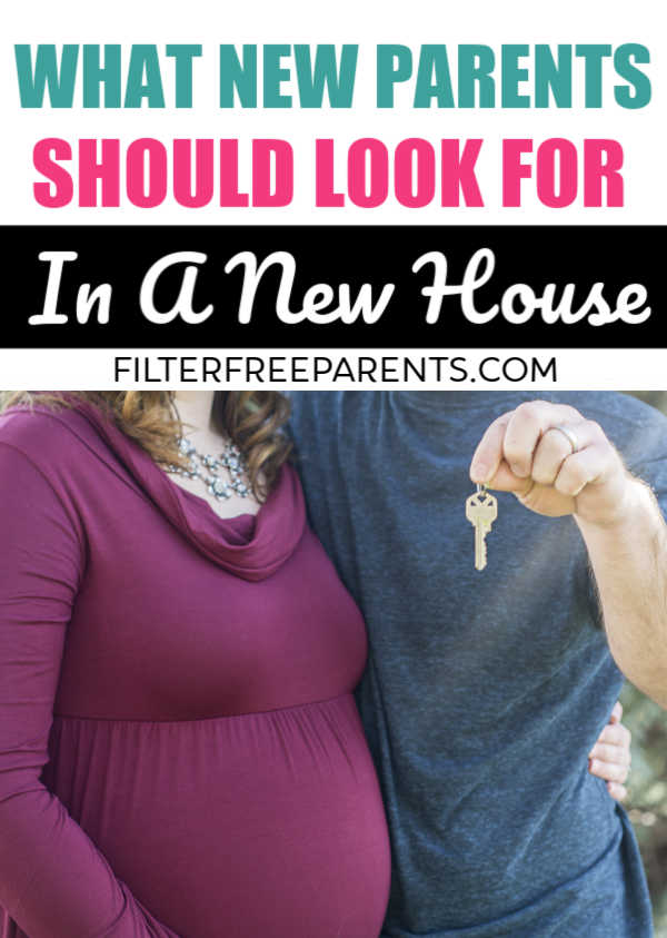 When you're shopping for a new home, it's important to have realistic expectations of home ownership, and what you REALLY need when you're a new parent. #momlife #filterfreeparents #HGTV #humor #funny #homeownership