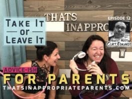 Take it or Leave it Podcast with TIffany Jenkins (Juggling the Jenkins) and Meredith Masony (That's Inappropriate)