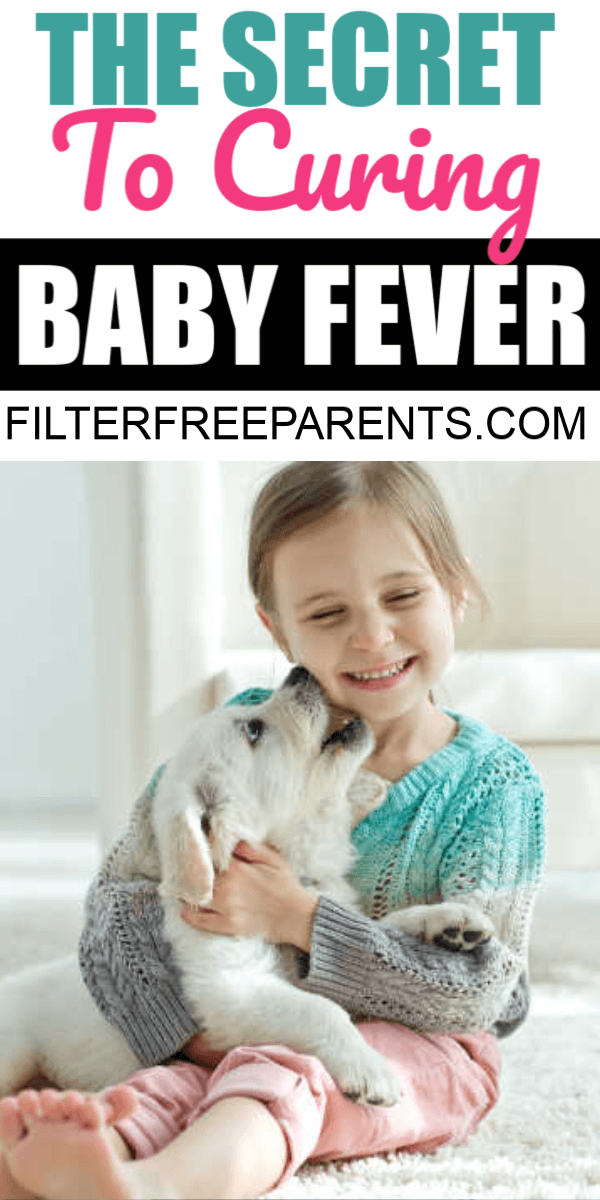 Struggling with the decision to have another baby? Have baby fever? Here is the number one secret to curing the baby fever. #babyfever #babies #filterfreeparents