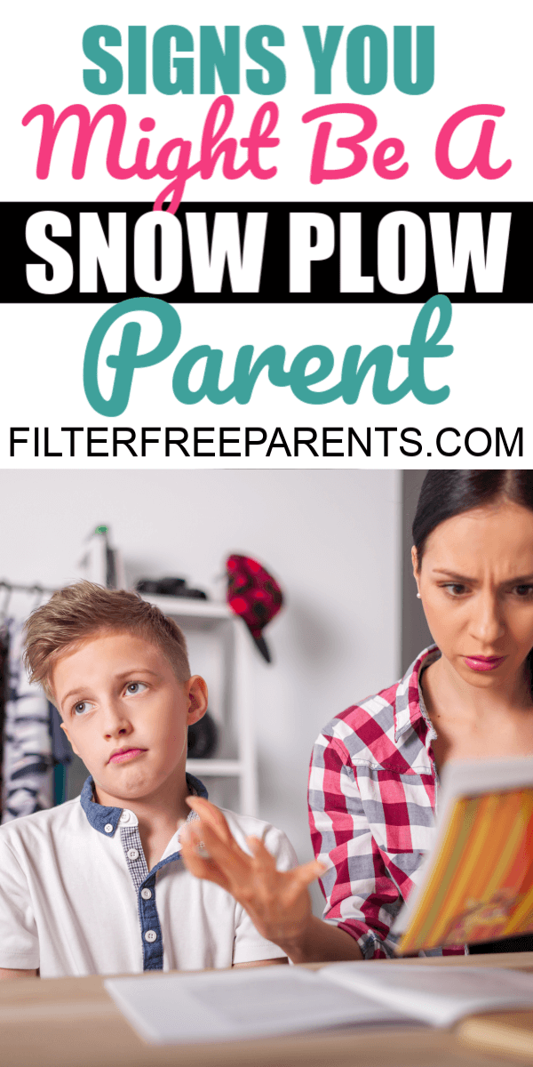 Unlike helicopter parents and tiger moms, snow plow parents are even more serious refusing their kids should be held accountable for things and plowing any obstacles out of their way. #snowplowparents #parenting #filterfreeparents