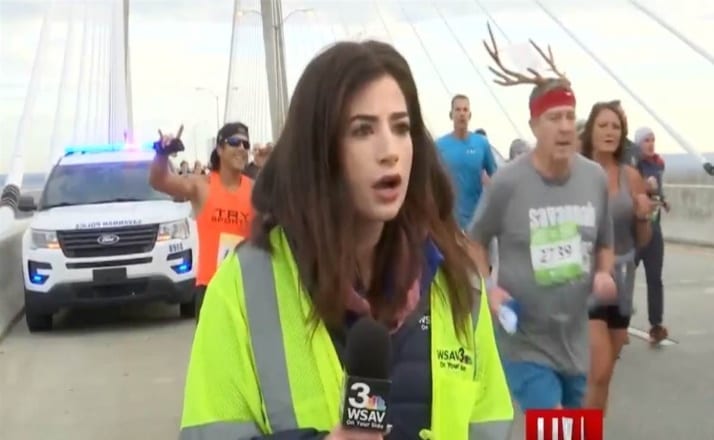 Reporter Is Smacked On The Butt While Doing A Live Broadcast, But Fires Back At Her Harasser