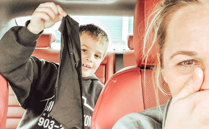 Son Found His Mom's Thong In His Pant Leg In Music Class And Her Viral Post Is Hysterical