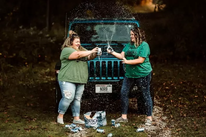 Two Best Friends Commemorate Their Friendship In Epic Drunk Photo Shoot