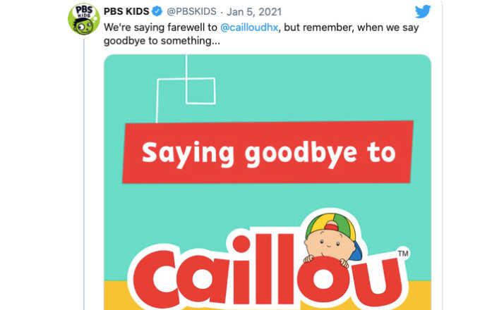 PBS Announces Caillou is Officially Cancelled, and Parents Everywhere Have BIG Feelings