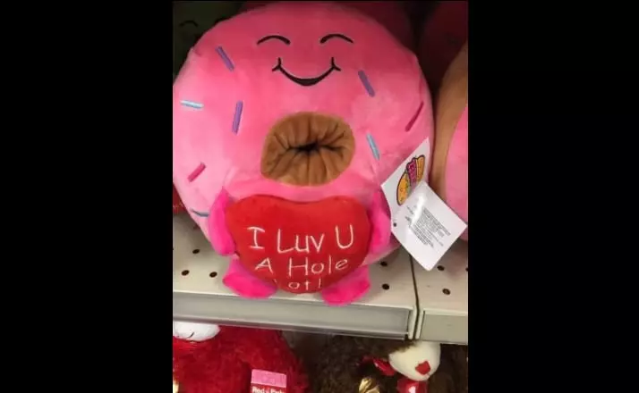 plush valentine donut