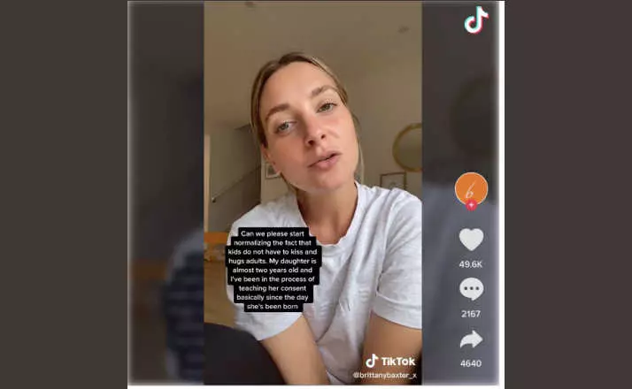 Mom Sounds Off In Viral TikTok About Adults Who Hug Or Kiss Her Toddler Without Consent