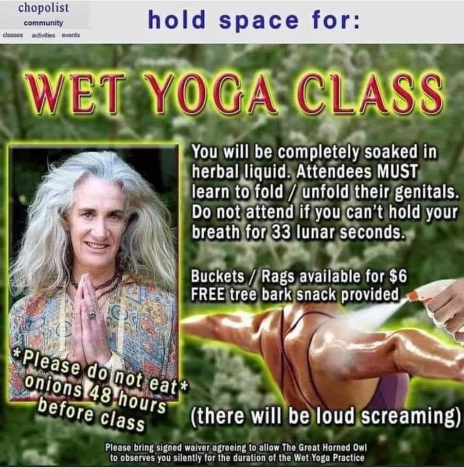 Wet Yoga Pics