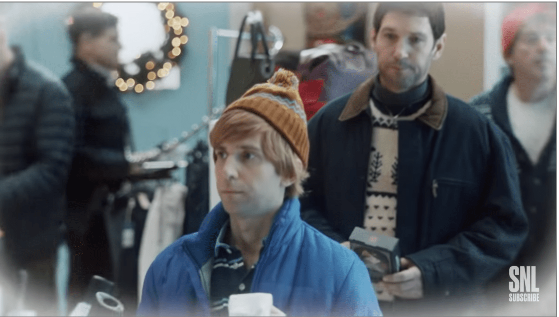 SNL Spoofs Holderness Family With Christmas Sweatpants - Walk West