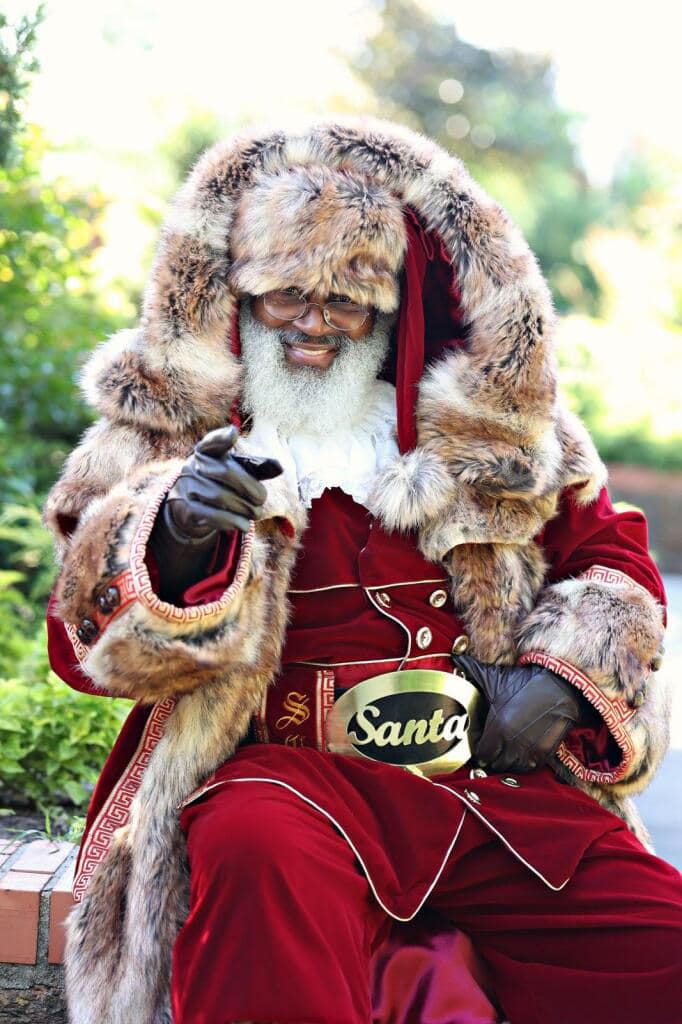 funny black santa pictures