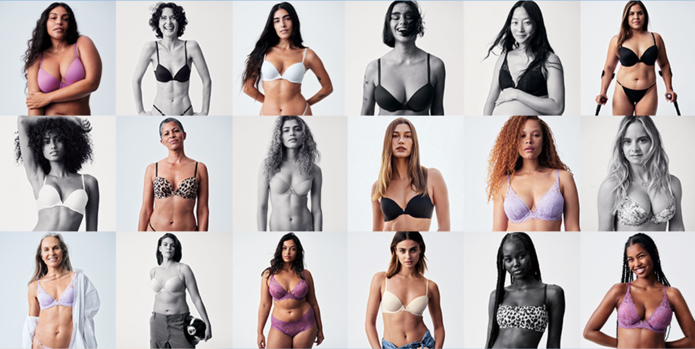 group of diverse models