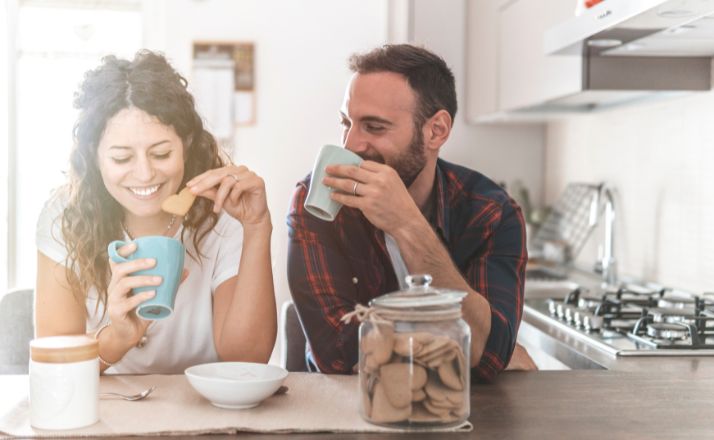 couple laughing together is one of the pieces of relationship advice for couples