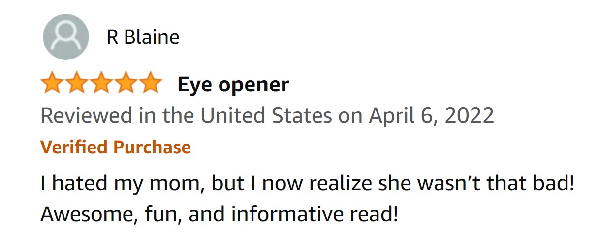 screenshot of Amazon comment