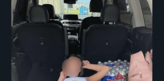 photo of tween girl in back of car