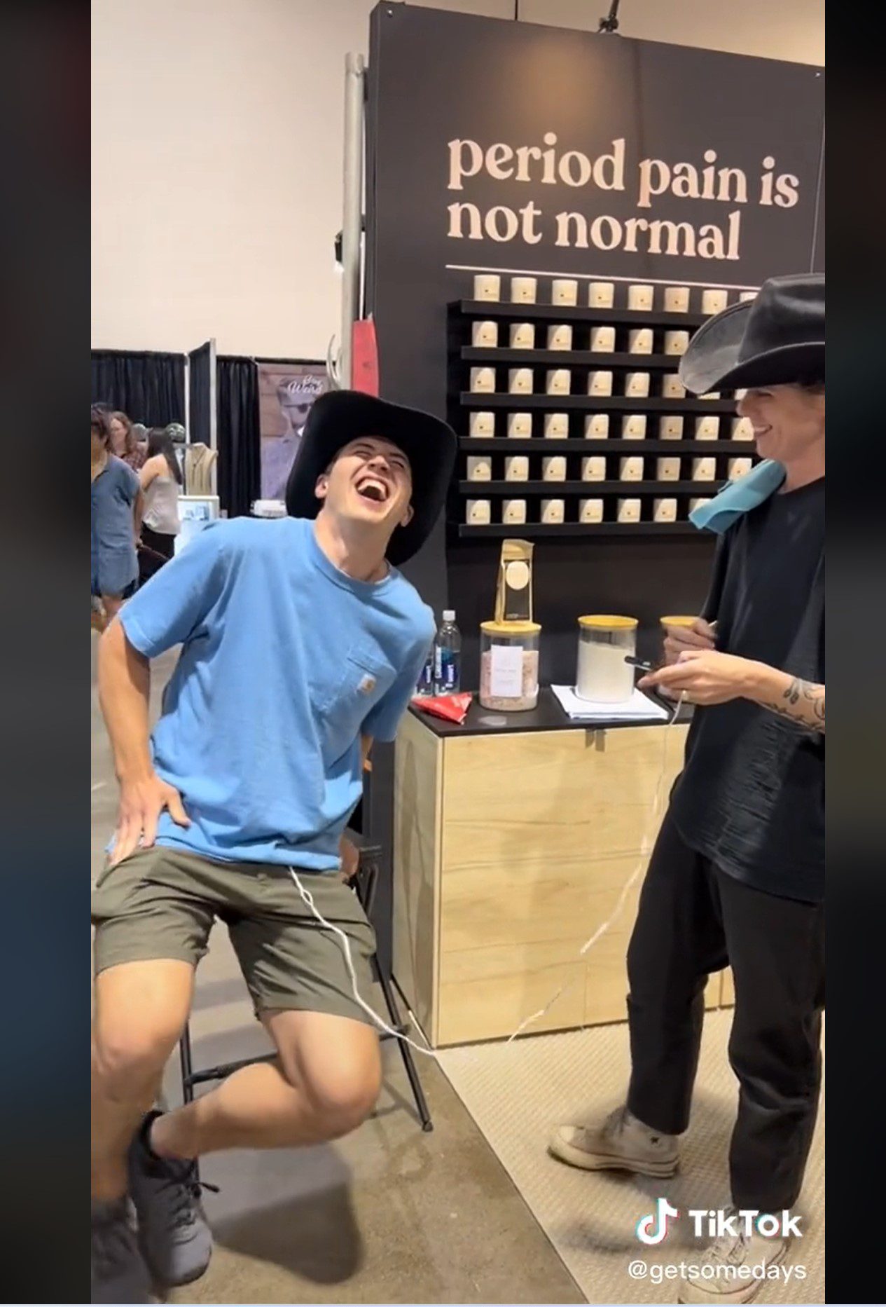 Period pain simulator aims to test, teach men at Stampede