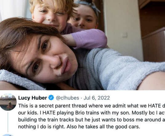 Middle-aged tired single mother suffers from her children, mom feels exhausted by noisy kids.