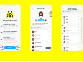 screenshot of snapchat