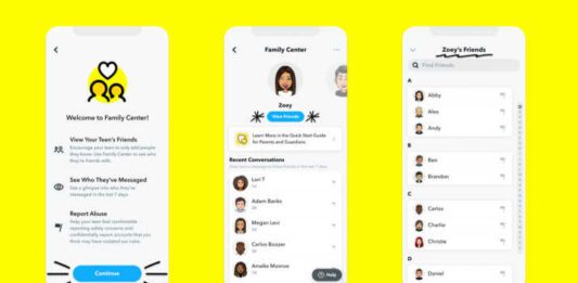 screenshot of snapchat
